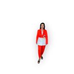 Color-Block Blazer Suit