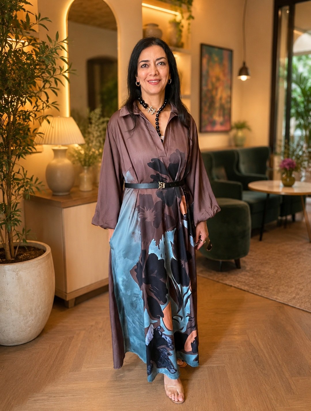 Printed Maxi Dress