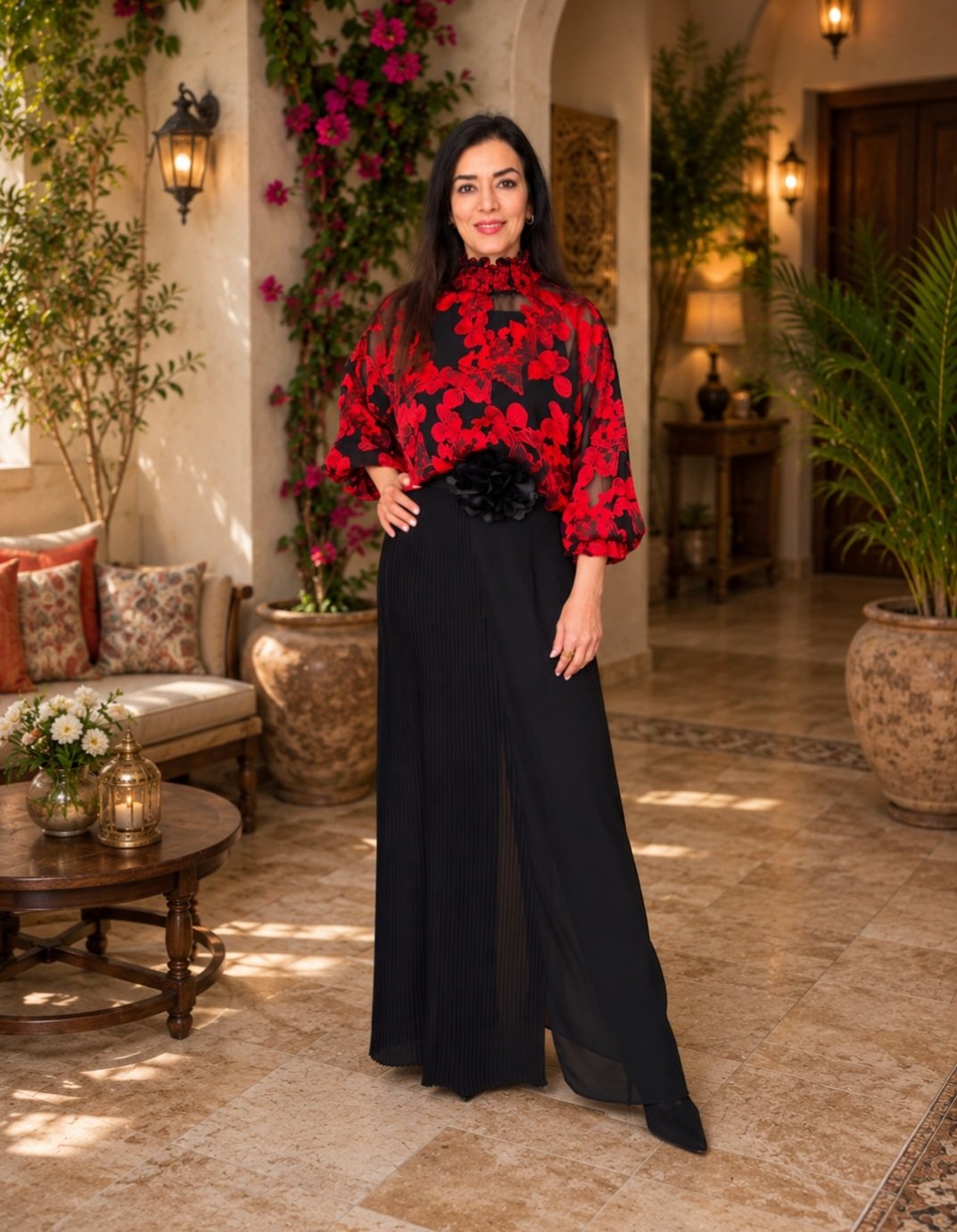 Chiffon/crape Pant