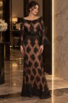 Brown&Black Dress